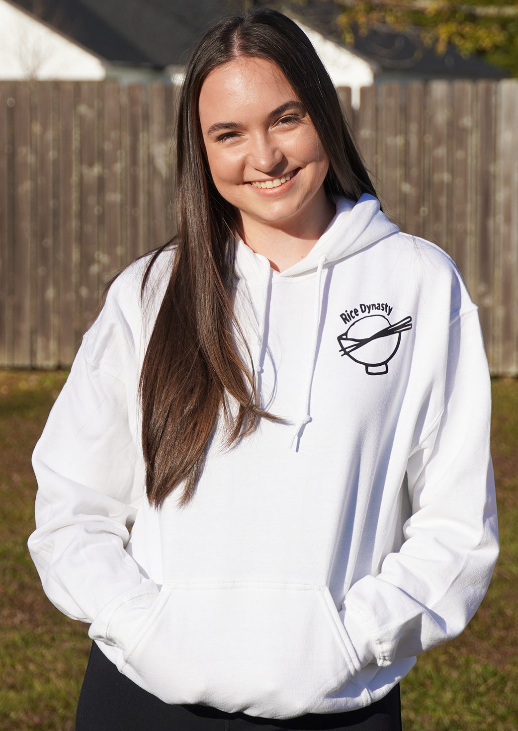 Original Rice Dynasty White Hoodie